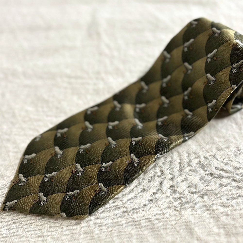 Nature Conservancy Poison Arrow Frog Vintage Tie